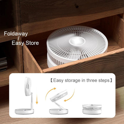 Imported Portable Rechargeable Folding Fan
