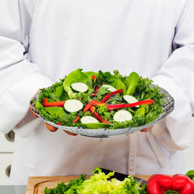 Foldable & Adjustable Stainless Steel Steamer Cooking Basket
