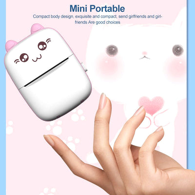 Mini Portable Pocket Size Wireless Bluetooth Thermal Small Printer
