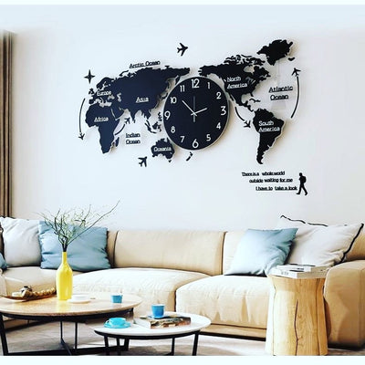 Purely Wooden World Map