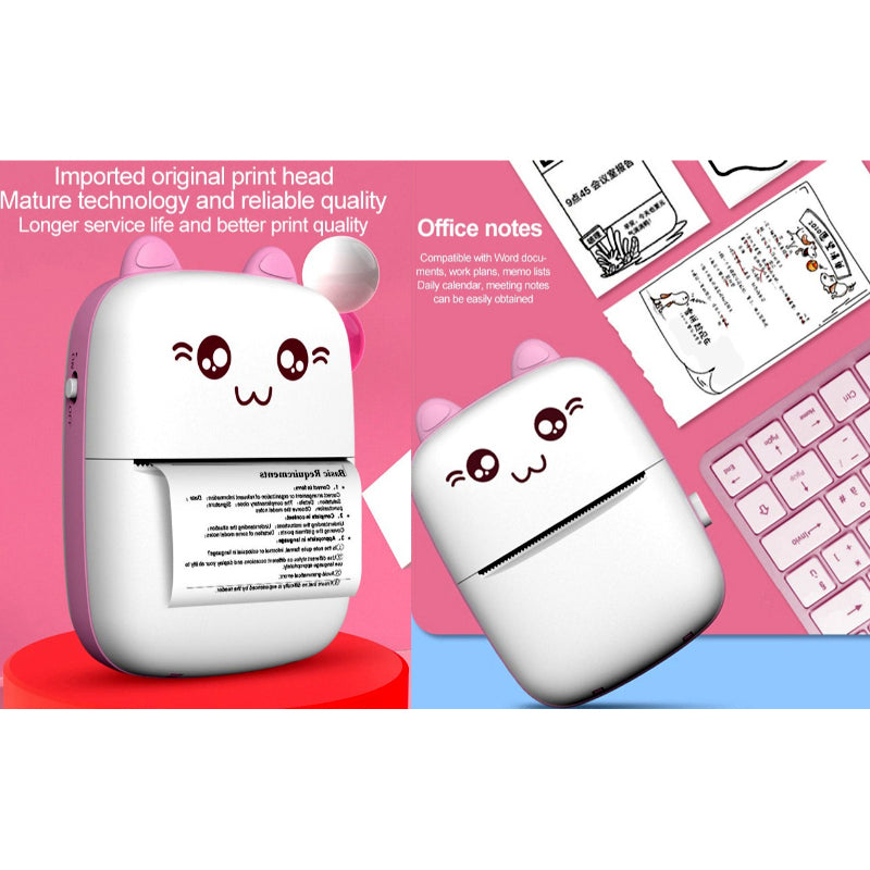 Mini Portable Pocket Size Wireless Bluetooth Thermal Small Printer